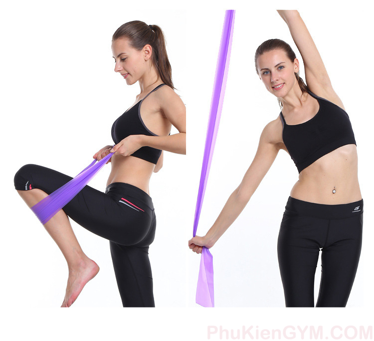dây đàn hồi tập yoga cho nữ